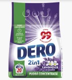 Detergent Rufe Pudra Automat 2in1 Lavanda DERO, 1.5kg, 20 Spalari, Concentrat