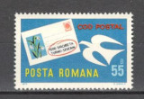 Romania.1975 Noul cod postal ZR.534, Nestampilat