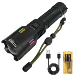 Lanterna LED CP701, 100W, 1000lm, acumulator 9800mAh, zoom, USB