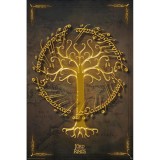 Poster Maxi Foil Lord of the Rings - 91.5x61 - White Tree