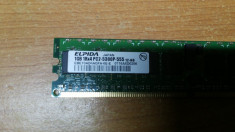 Ram Server Elpida 1GB DDR2 PC2-5300P EBE10AD4AGFA-6E-E foto