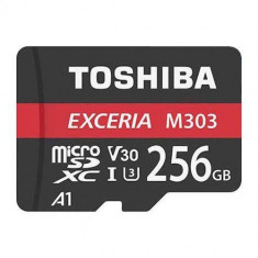 Card de memorie Toshiba M303 256GB MicroSDXC Clasa 10 UHS I U3 + Adaptor SD foto