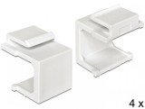 Protectie Keystone alba 4 buc, Delock 86314