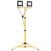 Proiector cu LED și trepied, 2x50 W, alb rece