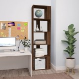 vidaXL Bibliotecă, stejar maro, 45x24x160 cm, lemn compozit