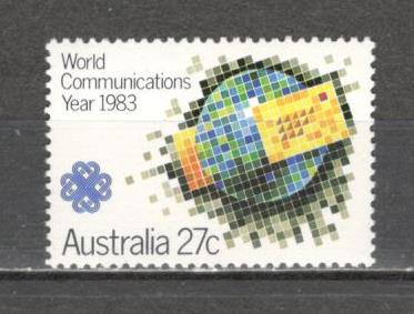 Australia.1983 Ziua mondiaIa a comunicatiiIor MA.92 foto