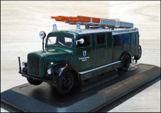 Macheta pompieri Magirus-Deutz S 3000 SLG (1941) verde 1:43 Yat Ming foto