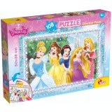Puzzle 2 in 1 Lisciani Disney Princess, Plus, 108 piese