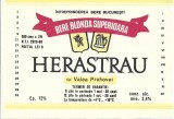 NI480 Etichetă bere superioară Herăstrău, tip Valea Prahovei, &Icirc;ntreprinderea Bere București