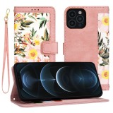Husa personalizata fete iPhone 12 Pro Max Techsuit FlipCraft, roz
