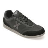 Pantofi sport GRYXX negri, 6662, din material textil