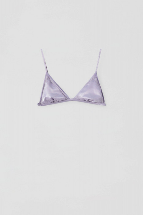 Sutien din satin si dantela Pull&amp;Bear