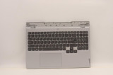 Carcasa superioara cu tastatura palmrest Laptop, Lenovo, Legion 5 15IAH7H Type 82RB, Cloud Grey, AM2DJ000D00, JY570, iluminata, layout US