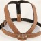 Ham piele reglabil 57 &ndash; 67 cm Nr 2 maro