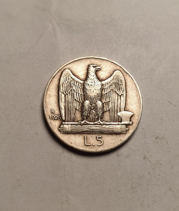 Italia 5 Lire 1926