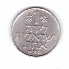 Moneda Israel 1 lira 1968, stare buna, curata