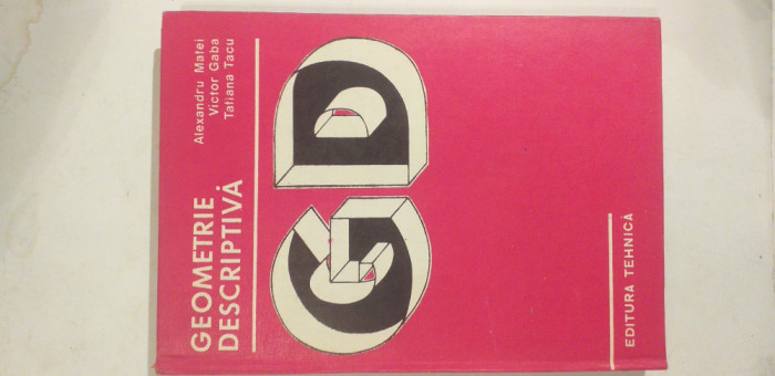Manual geometrie descriptiva, 1982