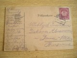 D11 - Carte postala - straina - Austria - trimisa la Vatra Dornei la 1918, Circulata, Fotografie