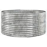 Cumpara ieftin Jardiniera de gradina, argintiu, 140x140x68 cm, otel galvanizat