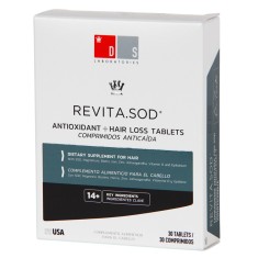 Supliment alimentar DS Laboratories Revita.SOD pentru cresterea parului, cu SOD, zinc si ashwagandha, 30 tablete