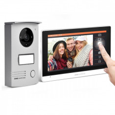 Interfon video cu fir SCS Sentinel VISIODOOR 7+, Ecran tactil de 7 inch, Monitorizare video cu unghi de 120? foto