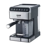 Cumpara ieftin Espressor manual Zass ZEM10, 1350 W, 1.8 L, 16 bar, Argintiu - RESIGILAT