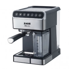 Espressor manual Zass ZEM10, 1350 W, 1.8 L, 16 bar, Argintiu - RESIGILAT