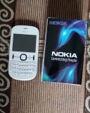 Vand nokia Asha 200 in stare f buna ca NOU !!!, Alb, Neblocat