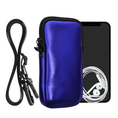 Husa Universala Kwmobile pentru telefon, Marime XL - 6.8 inch, Albastru, Neopren, KWM000016AI065C foto