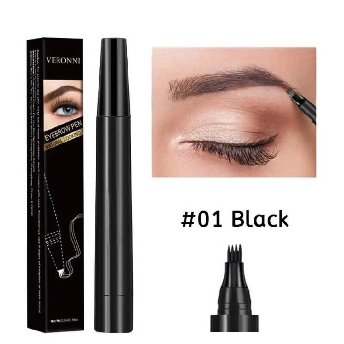 Creion sprancene microblading 16gr Negru