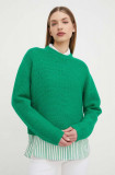 Cumpara ieftin Custommade pulover de lana femei, culoarea verde