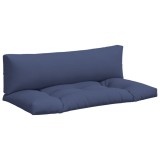 Cumpara ieftin Perne canapea din paleti, 2 buc., bleumarin, textil Oxford