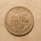 CONGO BELGIAN 50 CENTIMES 1929 VARIANTA FRANCEZA