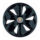 Set 4 Capace Roti Roco Negru R15, pentru Alfa Romeo, model roco negru, Autohelix MSA