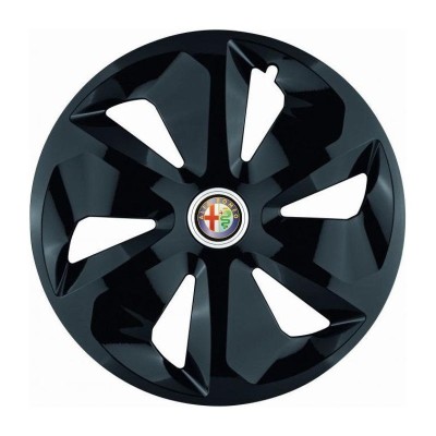 Set 4 Capace Roti Roco Negru R16, pentru Alfa Romeo, model roco negru foto