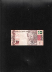 Brazilia 10 reais 2010 seria026879319
