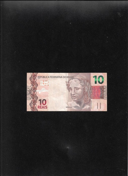 Brazilia 10 reais 2010 seria026879319