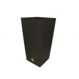 Ghiveci pentru flori tip ratan Strend Pro Rato Square 325, capacitate 21/49 l, maro