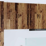 VidaXL Dulap suspendat de bucătărie cu raft Lemn Vechi 40 x 31 x 80 cm 885033