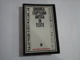 GANDIREA EGIPTEANA ANTICA IN TEXTE