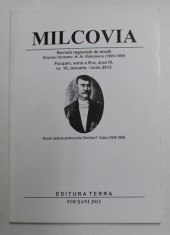 MILCOVIA , REVISTA REGIONALA DE STUDII , SERIA A III - A , AN IX , NUMARUL 16 , IANUARIE - IUNIE , 2013