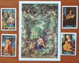 Cumpara ieftin ANTIGUA&#039;&#039;PICTURI- CELEBRE-RELIGIE&#039;&#039;CRACIUN-Adoratia Magilor&#039;&#039;-COLITA +SERIA DE 4V.--MNH NESTAMP. -Calitate EXTRA