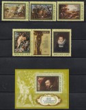URSS 1977 - 400 de ani de la nașterea lui Peter Paul Rubens, Serie + Colita, MNH