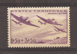 Franta 1942 - Timbre de caritate - Pentru fertilizari din aer, MNH, Nestampilat