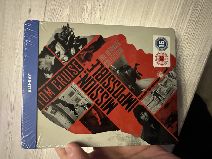 Mission Impossible 1-5 Limited Collection steelbook bluray, SIGILAT !