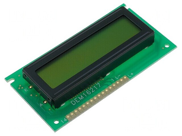 Afișaj LCD Alfanumeric 16x2 84x44mm LED