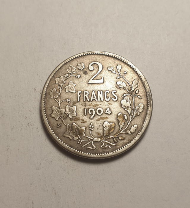 Belgia 2 Francs Franci 1904