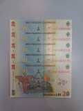 Vand bancnote colectie personala (Ecaterina Teodoroiu - 20 Lei ) UNC