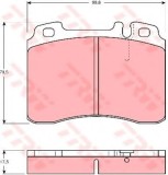 Set placute frana,frana disc MERCEDES E-CLASS Combi (S210) (1996 - 2003) TRW GDB962