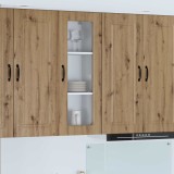 vidaXL Dulap de bucătărie cu raft Stejar Artizanal 40 x 31 x 100 cm 884753